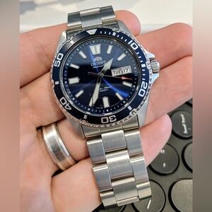 Orient Mako USA II Blue Dial Watch (Rare/Limited Edition)